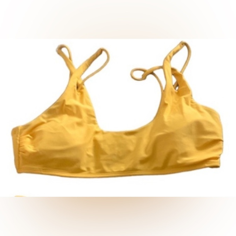 No Boundaries Yellow‎ Bikini Top Large